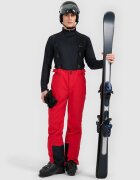 4F Pantaloni de schi cu membrană 5000 pentru bărbați - roșii 3XL