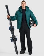 4F Pantaloni de schi din softshell membrana 10000 pentru bărbați - negri M
