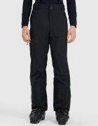4F Pantaloni de schi din softshell membrana 10000 pentru bărbați - negri M