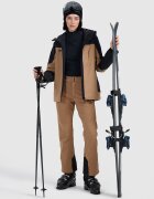4F Pantaloni de schi softshell membrana 10000 pentru femei - maro XL