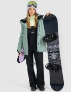 4F Pantaloni de snowboard cu bretele membrana 15000 pentru femei - L