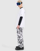 4F Pantaloni de snowboard membrana 15000 pentru bărbați - alb-negru L