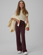 4F Pantaloni de trening cu crac evazat pentru fete - maro 122