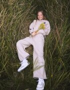 4F Pantaloni de trening cu crac larg pentru fată - 134/140 (8-10 ani)