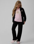 4F Pantaloni de trening cu crac larg pentru fată - negri 122