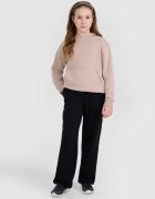 4F Pantaloni de trening cu craci largi pentru fete - negri 146