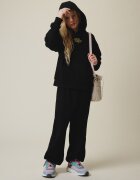 4F Pantaloni de trening cu craci largi pentru fete - negri 134/140 (8-10 ani)