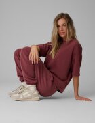 4F Pantaloni de trening jogger cu modal pentru femei - burgundy XL