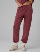 4F Pantaloni de trening jogger cu modal pentru femei - burgundy XL
