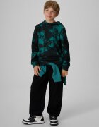 4F Pantaloni de trening jogger pentru băieți - negri 122/128 (6-8 ani)