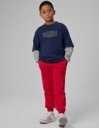 4F Pantaloni de trening jogger pentru băieți - roșu 158