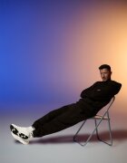 4F Pantaloni de trening jogger pentru bărbați | Robert Lewandowski - maro XL