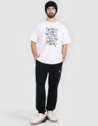 4F Pantaloni din polar pentru bărbați - negri XL