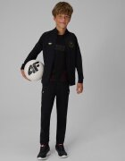 4F Pantaloni fotbal pentru băieți JUNIOR | Robert Lewandowski - negri 122/128 (6-8 ani)