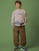 4F Pantaloni jogger de trening pentru băieți - maro 122/128 (6-8 ani)