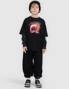 4F Pantaloni jogger de trening pentru băieți - negri 122/128 (6-8 ani)