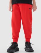4F Pantaloni jogger de trening pentru băieți - portocalii 158