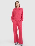4F Pantaloni oversize cu craci largi pentru femei - XL