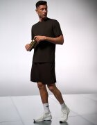 4F Pantaloni scurți de antrenament cu uscare rapidă pentru bărbați | Robert Lewandowski - maro XL