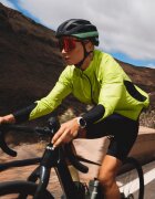 4F Pantaloni scurți de ciclism cu inserție din spumă-gel pentru femei - negri XL