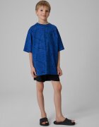 4F Pantaloni scurți de plajă boardshort băieți - negri 134/140 (8-10 ani)