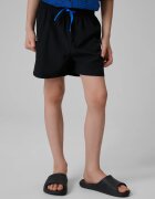 4F Pantaloni scurți de plajă boardshort băieți - negri 134/140 (8-10 ani)