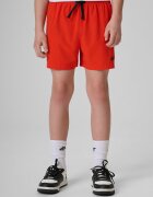 4F Pantaloni scurți de plajă boardshort băieți - roșii 146/152 (10-12 ani)