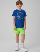 4F Pantaloni scurți de plajă boardshort băieți - verzi 122/128 (6-8 ani)
