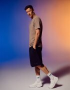 4F Pantaloni scurți din material textil pentru bărbați | Robert Lewandowski - negri M