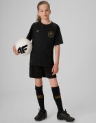 4F Pantaloni scurți sport cu uscare rapidă pentru copii JUNIOR x Robert Lewandowski - negri 134/140 (8-10 ani)