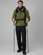 4F Pantaloni softshell cu membrană 5000 pentru bărbați - negri 3XL
