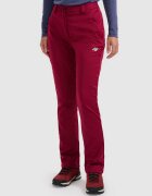 4F Pantaloni softshell membrana 8000 pentru femei - roșii S