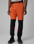 4F Pantaloni trekking 2 în 1 pentru bărbați - portocalii XXL