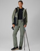 4F Pantaloni trekking cu uscare rapidă pentru femei - khaki XXL