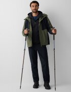 4F Pantaloni trekking membrană 5000 pentru bărbați - negri M