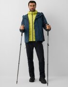 4F Pantaloni trekking softshell membrană 10000 pentru bărbați - negri XXL
