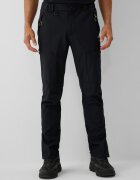 4F Pantaloni trekking softshell membrană 10000 pentru bărbați - negri XXL