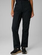 4F Pantaloni trekking softshell rezistenți la vânt cu membrană 8000 pentru femei - negri L