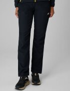 4F Pantaloni trekking softshell rezistenți la vânt membrană 10000 pentru femei - negri S