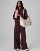 4F Pantaloni trening cu crac larg pentru femei - maro XL
