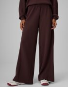 4F Pantaloni trening cu crac larg pentru femei - maro XL