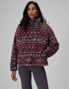 4F Polar cu guler loose pentru femei - multicolor L