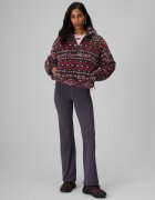 4F Polar cu guler loose pentru femei - multicolor L