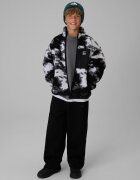 4F Polar loose sherpa pentru băieți - alb-negru 146/152 (10-12 ani)
