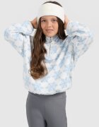 4F Polar oversize cu imprimeu pentru fete - 152