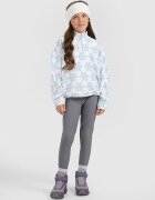 4F Polar oversize cu imprimeu pentru fete - 152