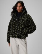 4F Polar sherpa oversize cu guler pentru femei - kaki XL