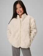 4F Polar sherpa regular cu guler pentru fete - crem 122