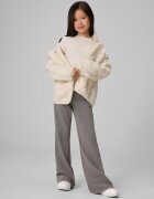 4F Polar sherpa regular cu guler pentru fete - crem 122