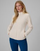 4F Polar slim cu guler pentru femei - crem XS